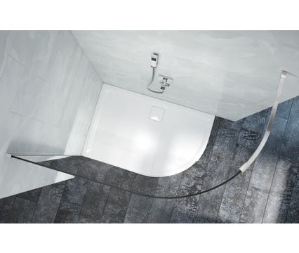 Level 25 Slip Resistant Offset Quadrant Shower Tray